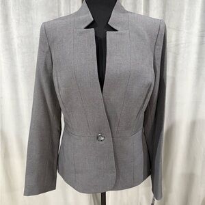 Tahari Women's Charcoal Blazer